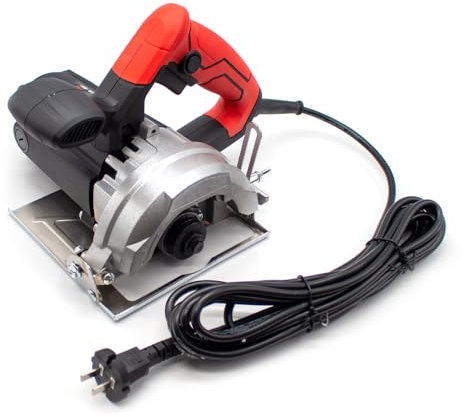 Toplionace 220V Multifunktionale Elektrische Betonsäge, 125mm Hand Holzfliesen Metallschneidemaschine, 0-30mm Verstellbar