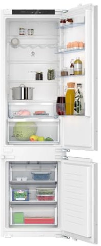 Balay - Frigorífico Combi, Integrable, Puerta fija, NoFrost, 290 litros, ExtraFresh, 3KID834F