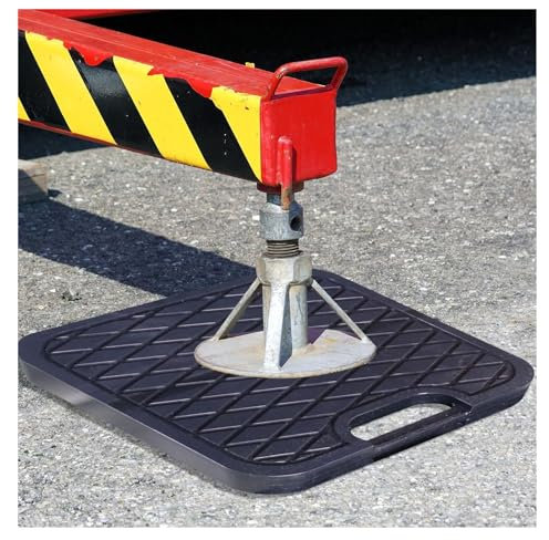 Ausleger-Pad Wagenheber Gummiauflage Jack Pads Dickes Ausleger-Pad Für Wohnmobile Mit Ergonomischem Handgriff, Hochbelastbar RV Pads/ Stabilisierungsklotz Landing Pad, Für Kranschlepper Service-LKW-An