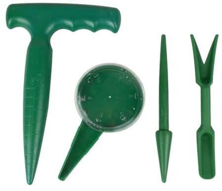 siduytin 4 Pezzi/Set spandiconcime efficiente Semina Manuale per Set da Giardino Attrezzi da Giardino in plastica e Attrezzature Accessori per Piante