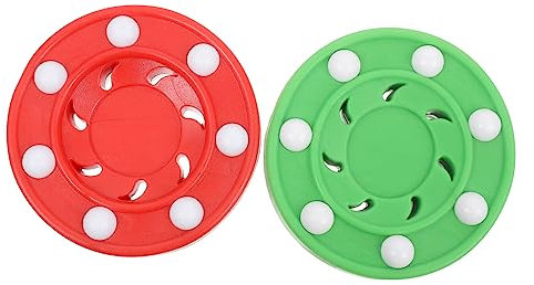 KOMBIUDA 2stücke Professioneller Roller Hockey Pucks Stoßfest Hohe Dichte Glatte Oberfläche Für Inline Straßeneishockey Schnelle Gleiteigenschaft Für Training Und Spiel Geeignet Langlebig u
