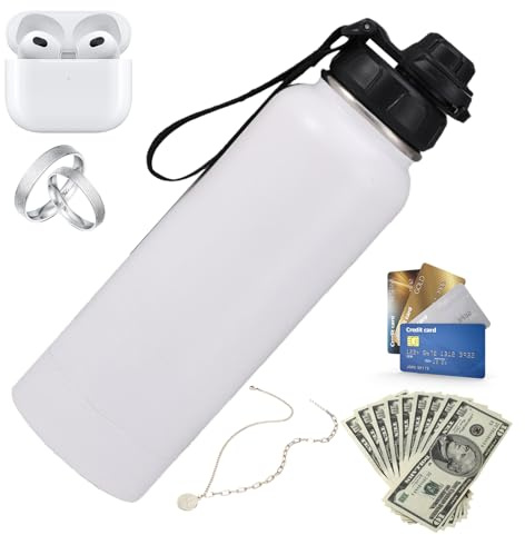 Vorratsbehälter für Wasserflaschen, Ablenkungswasserflasche,Auslaufsichere Secret-Wasserflasche mit Deckel, Trinkbecher 730 ml, hochtemperaturbeständig | Ablenkungsflasche, Geheimbehälter zum Versteck