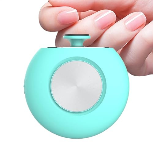 Automatic Nail Clipper | Finger Nail Clippers Battery Powered - Portable Toe Nail Cutters Fingernail Trimmer Polisher for Men Women, Indoor Outdoor Travel Use