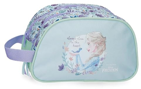 Joumma Disney Close To The Heart Frozen Neceser Två fack Flerfärgad 24 x 14 x 10 cm Polyester, Flerfärgad, Talla única, Necessär med två fack