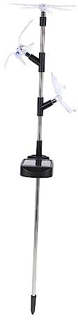 HYTROVE Solar Garden Light LED Dragonfly Stake Light Durable Solar Powered Outdoor Decor for Garden and Fence for Pathways