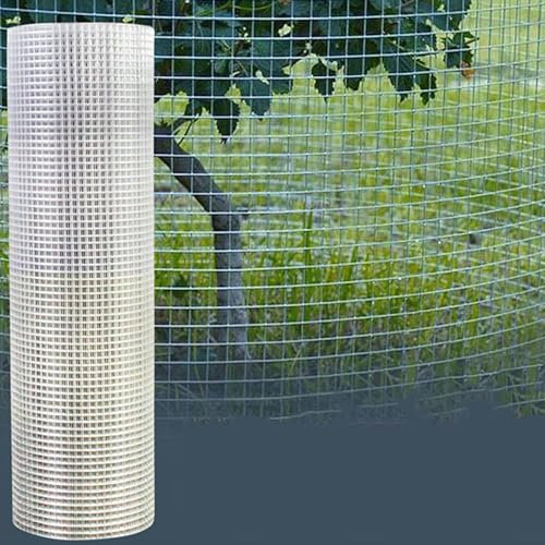 Recinzione a rete metallica, 1 m x 25 m, spessore filo 25 x 25 mm, maglia metallica in acciaio zincato, robusta griglia di saldatura, rete metallica in metallo come rete di coniglio