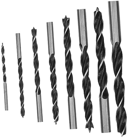 CTIRCHIU 8 Stück Teiliges Holzbohrer Set Hochwertige Metallbohrer für Präzises Bohren für Metallbearbeitung Langlebig und Verschleißfest