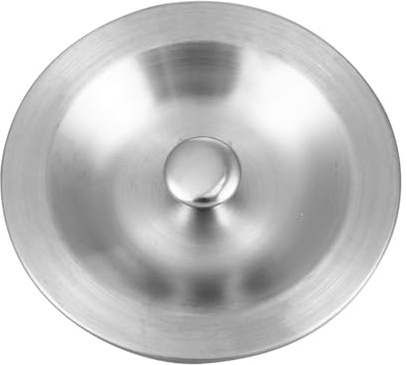 NIYANGLE Flat Stainless Steel Kitchen Sink Drain Stopper with Coverage Ergonomic Design for Water Retention and Drain Protection Easy to Use Sink Hair Stopper Accessory