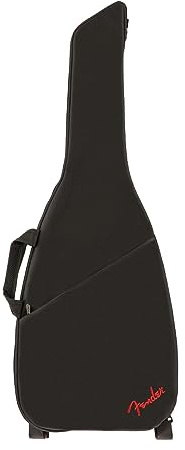 Fender FE405 Electric Guitar Gig Bag, Black. Suitable for Electric Guitars only. Durable Outer Layer and 5mm Padding Lined. Comes with a Comfortable Two-Piece Handle and Ergonomic Backpack Straps