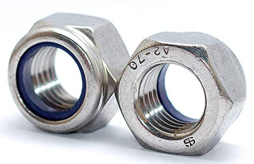 Sicherungsmuttern M10 DIN 985 10 Stück Edelstahl V2A Klemmmuttern Stopmuttern