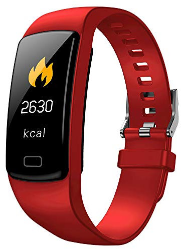 Smart Fitsport Y5 Colour Fitness Tracker Heart Rate Monitor Sleep Monitor Color Screen Bluetooth Smart Watch Activity Tracker Waterproof Step Counter Pedometer and Calorie Counter