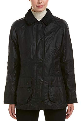 Barbour Dam Beadnell Vaxjacka, 8, Blå, Marinblått Xsp, 38