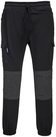Portwest KX3 Flexi Trouser, Size: L, Colour: Black, T803BKRL