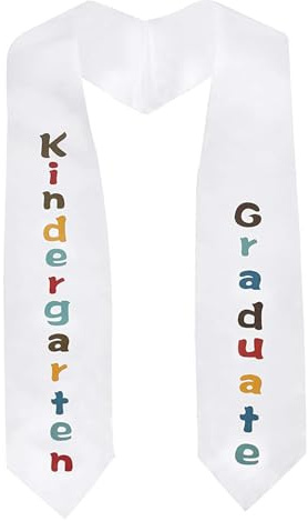 GraduatePro Kindergarten glänsande examen stal barn förskola kör prägel vanligt skärp 100 cm 14 färger, Förskola, 50