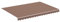 vidaXL Tissu de Remplacement pour Auvent Toile d'Auvent Tissu de Rechange pour Store Banne de Jardin Patio Terrasse Extérieur Marron 3,5x2,5 m