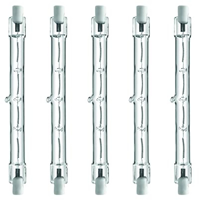 WATTERIE: 5er Pack: Halogenstab 78mm R7s 80 Watt warmweiß 2700K dimmbar 220-240V 1400 Lumen ► Halogen ► Leuchtmittel ► Halogenstab ► R7s ► R7s Leuchtmittel ► Halogenstab 78mm