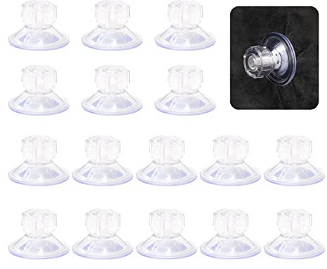 Saugnapf für Vorzelt 16 Stück Markisen Saugnapf High-Grip Radabdeckung Saugknöpfe Camper Van Gummisauger für Outdoor Boot Wohnmobil Wohnwagen transparent