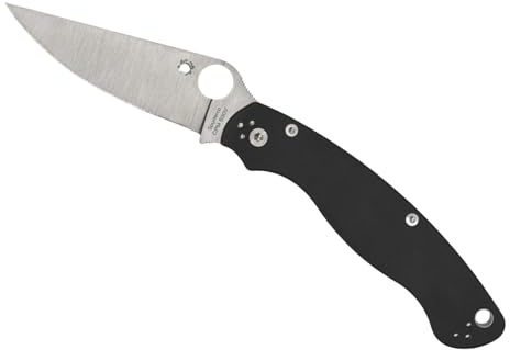 Spyderco Knives Military 2 Lockback C36GP2 S30V Stainless Black G10 Pocket Knife