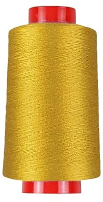 Overlockgarn in 80 Farben, 4000 m Konen, Overlock Nähgarn in Industriequalität (0823 - Senf)