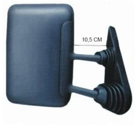 SPECCHIO SPECCHIETTO RETROVISORE DX COMPATIBILE CON IVECO DAILY 89-99 MANUALE CORTO 93924653