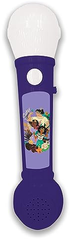 Lexibook, Disney Encanto, Microfono Luminoso per Bambini, Giocattolo Musicale, Altoparlante Integrato, Effetti Luminosi, Melodie dimostrative Incluse, Viola, MIC80EN