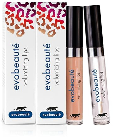 EVOBEAUTÉ evolips Vorteils-Set Volumizing Lips pretty plump + cake pop 5ml I Lippenfluid mit Volumen-Effekt, farbig I Lipgloss für die Lippenpflege, feuchtigkeitsspendend