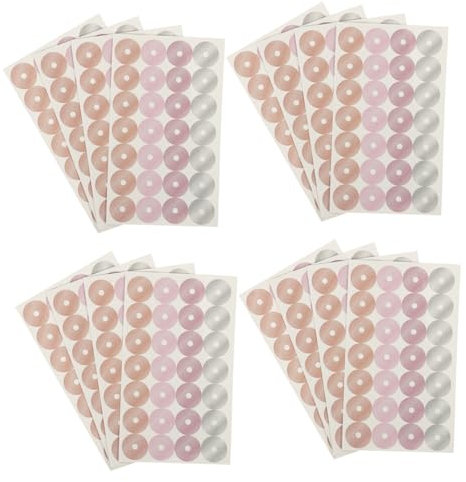STOBOK 16 Blätter Verstärkungsaufkleber-etiketten Verstärkungsetiketten Papierverstärkungskreise Locheraufkleber Lochetiketten Für Lose Blätter Schild Reparatur Schutz