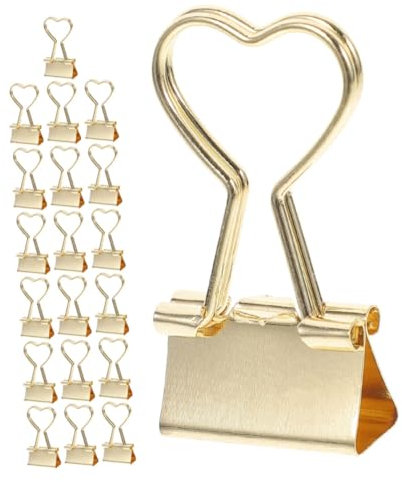 ARTIBETTER 20stücke Büroklammern Aus Metall Kleine Binderclips Ersatz-klemmen Für Dokumente Und Journaling Vielseitig Für Büro Und Zuhause