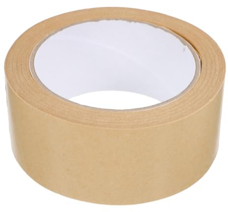 Artibetter Nastro Adesivo Kraft senza Acqua da Sigillante per Imballaggio Stampa e Fissaggio di Cornici per Foto Resistente all Acqua e Agli Oli