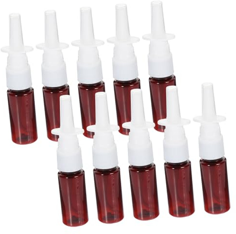 Healvian Flacon Pulvérisateur à Brume Fine Lot de 10 en Plastique 15ml