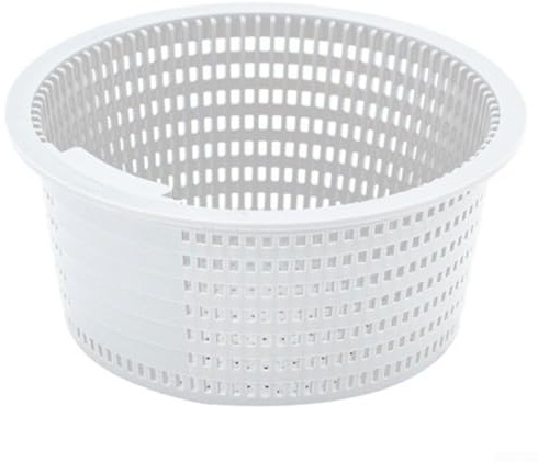 Cesta de filtro de skimmer para piscina P06436, diseñada para piscinas de pared de acero, proporciona una filtración fiable y un fácil mantenimiento del agua de la piscina (1 unidad)