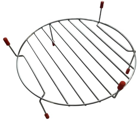 HSDK Universal Microwave Grill Oven Turntable Wire Rack – 255mm Shelf Stand for Cooking, Heating & Grilling