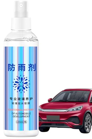 Imskyddande spray – 120 ml | Anti-dimma beläggningsmedel | Regnavvisande bilavfuktare | Tydlig skyddslösning för vindrutor, spegel och sikt i alla väder