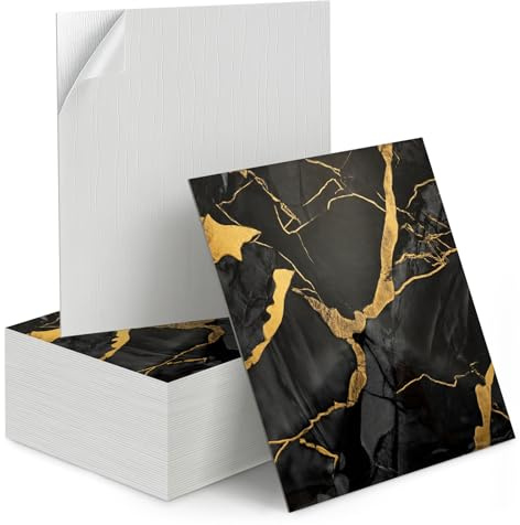 50 Stück selbstklebende Wandfliesen in Marmoroptik, 30 x 30 cm – Wandpaneele zum Abziehen und Aufkleben für die Wanddekoration in Küche, Bad, Schlafzimmer und Wohnzimmer (Schwarz-Braun)