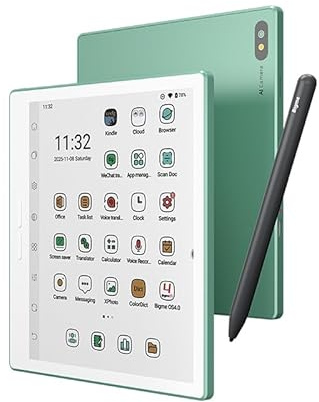 Bigme B7 Pro Color ePaper Tablet, Protable E-ink Tablet,Ereader with 8+256GB Storage and 4G Calling Capability (Green)