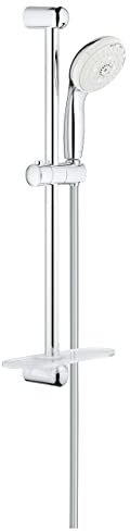 GROHE Ensemble de Douche 4 Jets, Chromé, Tempesta 100, 28436002, Argent (Import Allemagne)