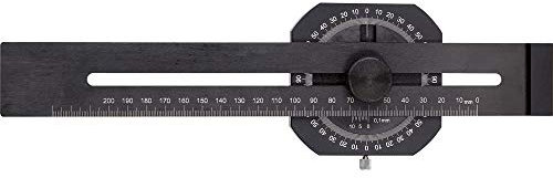 FORTIS Präzisions Streichmass mit Gradm. 200mm