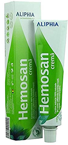 Crème hémorroïdes, FISSURES anales, ECZEMAS, Pruritus ANI - 100% naturel extraits de plantes piles, OINMENT - Sans parabène, HEMOSAN 40g