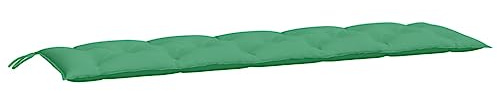 vidaXL Gartenbankauflage, Bankauflage Sitzkissen Outdoor, Polsterauflage Auflage für Gartenbank, Bankpolster Bankkissen, Grün 180x50x7cm Oxford-Gewebe
