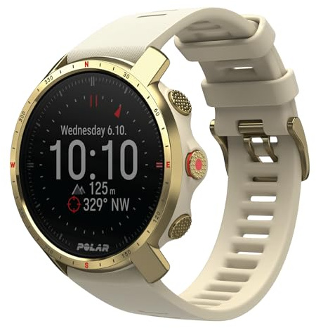Polar Grit X Pro – GPS-Multisportuhr – Strapazierfähigkeit auf Militärstandard, Saphirglas, Pulsmessung am Handgelenk, Lange Akkulaufzeit, Navigation – Ideal für Outdoorsport, Geländelauf, Wandern
