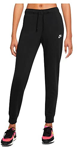 Nike Damen Nsw Club Hose, Black/White, L EU