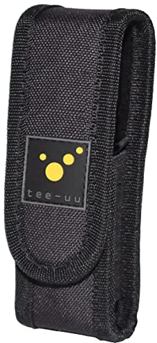tee-uu Single TAC Holster |schwarz | stabil für Holster oder Taschenlampe bis Länge max. 14 cm