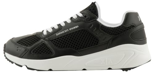 Armani Exchange Baskets Bronx Chunky pour Homme, Noir, 42 EU