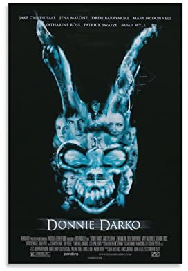 Sci-Fi-Film-Poster, Donnie Darko, Malerei, Leinwand, Wandkunst, Wohnzimmer, Poster, Gemälde, 20 x 30 cm