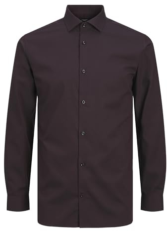 JACK & JONES JPRBLAPARKER Camiseta L/S Noos, Winetasting/Fit: Slim fit, L