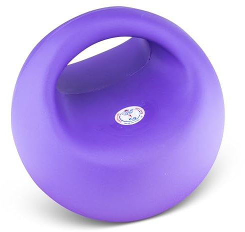 Trial Over-Hantel 1 kg | Lila | 19 cm Durchmesser | Farbkodiert | Anfängerfreundlich für Kraft- und Wurftraining