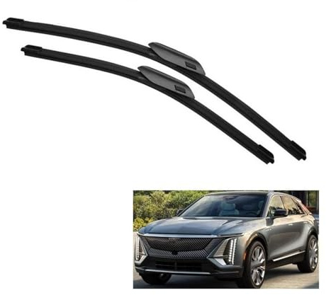 YSLOPEN Windshield Wiper for Cadillac Lyriq 2023 2024 Front Wiper Blades Rubber Window Windshield Windscreen Cleaning Brushes Cutter Car Accessories