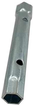 Hotooldo 1 Pcs Metric Box Wrench,Tubular Box Spanner, Torque Bar Socket, Duel-Ended Wrench Socket Back Nut Tap Spark Plug Spanner for Water Tap Installation and Maintenance 30mm-32mm*240mm*1.5