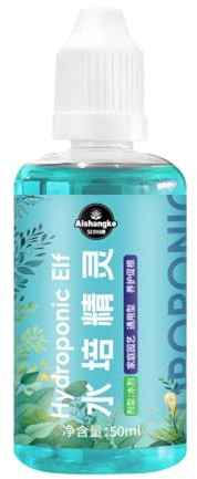 Solución de Nutrientes Hidropónicos para Alimentos Vegetales | Fertilizante Líquido para Planta 50 ml | Sistema de Hidroponía para Interior