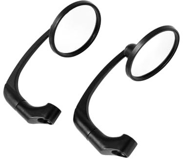Lenkerendenspiegel Motorrad-Rückspiegel Mit 8/10-mm-Schrauben Universeller Runder Retro-modifizierter Motorrad-Rückspiegel Motorrad Spiegel